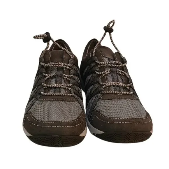 DANSKO Women's 2-Tone Gray Toggle Leather Walking Sneakers - Size:  9/40 - Picture 4 of 9